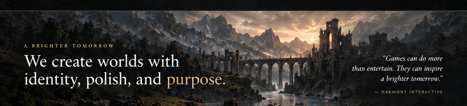 Fantasy bridge and mountain landscape