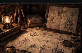 Game design maps and prototype desk
